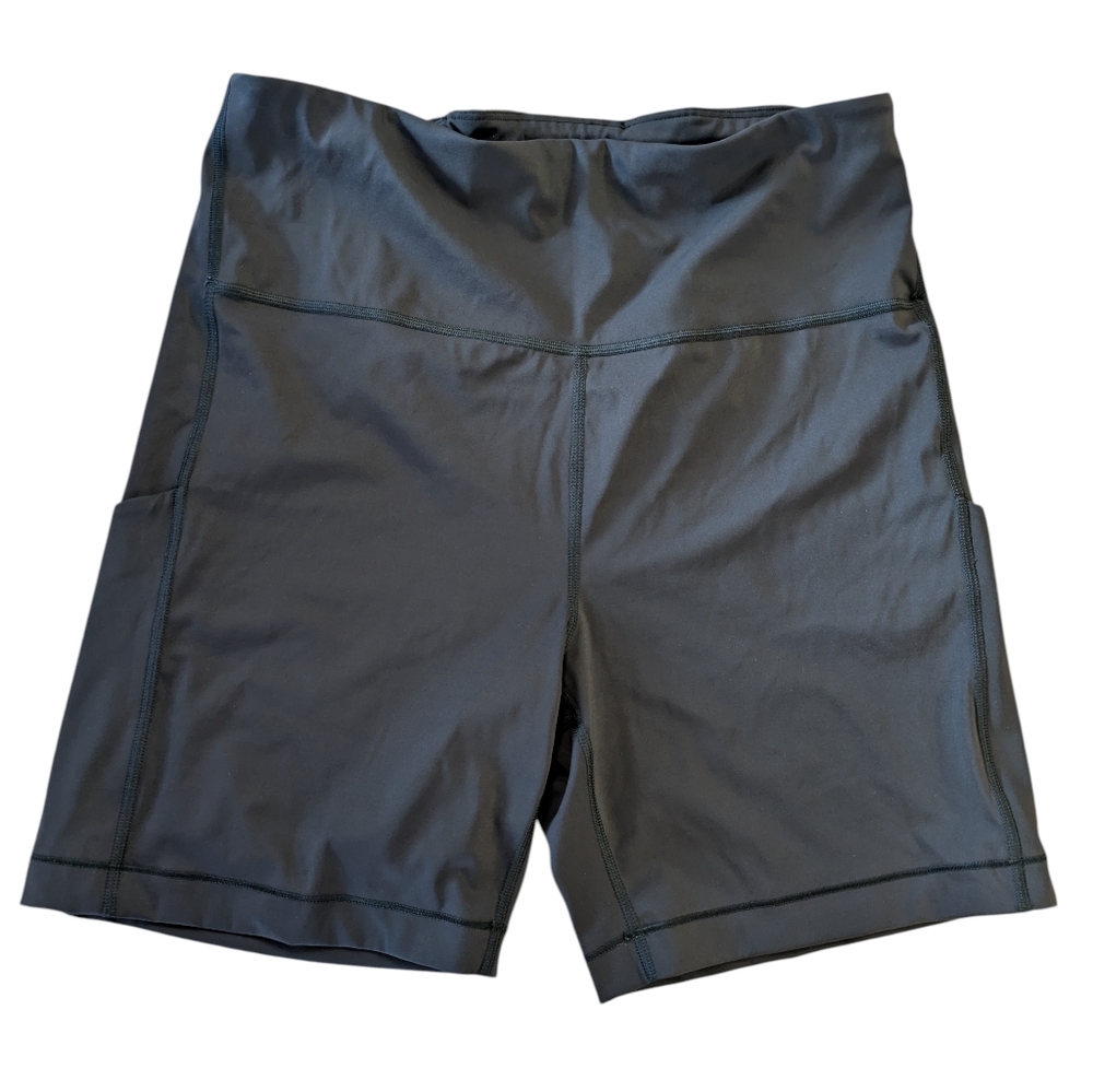 Athleta Charcoal Gray Bike Shorts